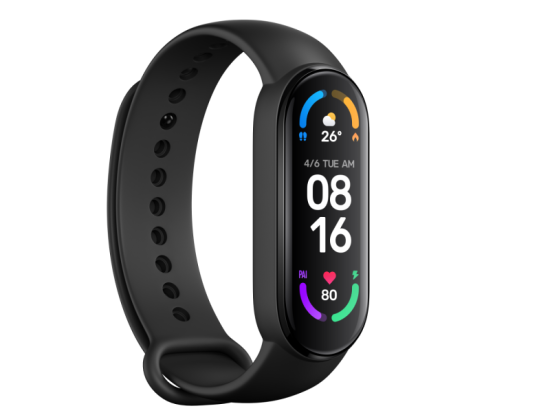 Mi Smart Band 6 Strap Set (Black,Orange,Blue)