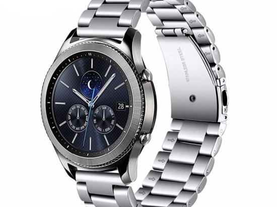 Ocelový náramek 20mm pletený stříbrná