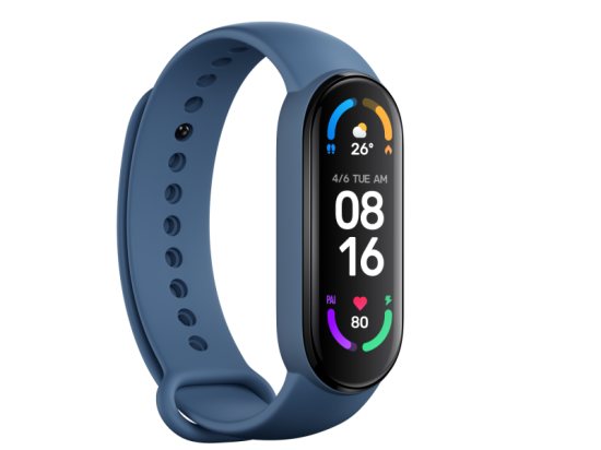 Mi Smart Band 6 Strap Set (Black,Orange,Blue)