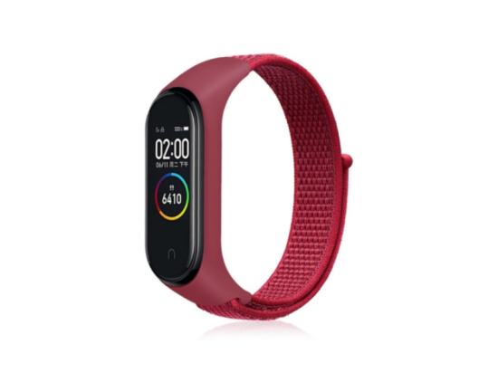 Nylonový náramek Mi Band 5/6 červená