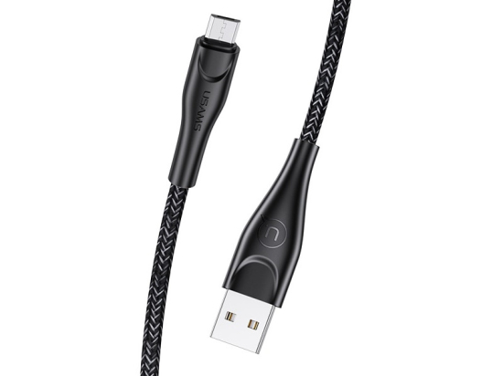 USAMS datový kabel USB microUSB 3m černý