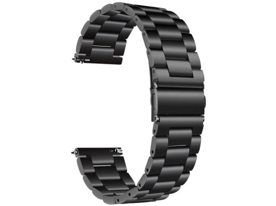 Ocelový náramek 20mm pletený černá