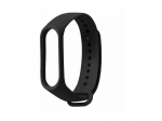 Originální barevný náramek pro Mi Band 3/4/5 černý