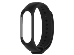 Barevný náramek pro Mi Band 3/4/5 - černá