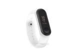 Průhledný barevný náramek Mi Band 5 - bílá