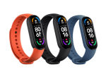 Mi Smart Band 6 Strap Set (Black,Orange,Blue)