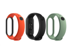 Mi Smart Band 5 Strap Set (Black,Orange,Cyan)