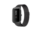Ocelový náramek Amazfit BIP / GTS / GTR 42mm magnetický - černá