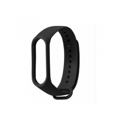 Originální barevný náramek pro Mi Band 3/4/5 černý