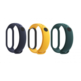 Mi Smart Band 5 Strap Set (Blue,Yellow,Green)